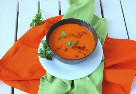 Crema de pimientos y patata 