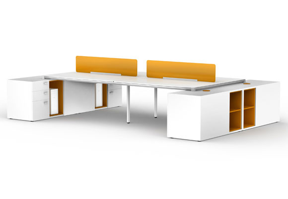 Way, sistema de mesas modulares 