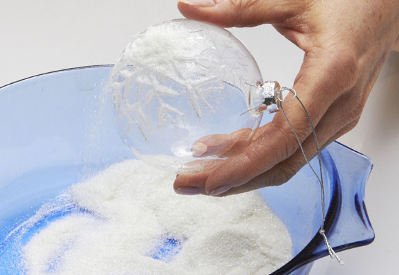 Bolas de nieve para tu árbol de Navidad 