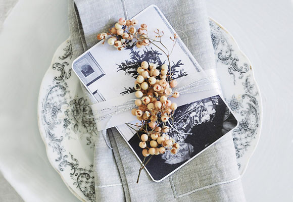 Detalles en tu mesa de Navidad 