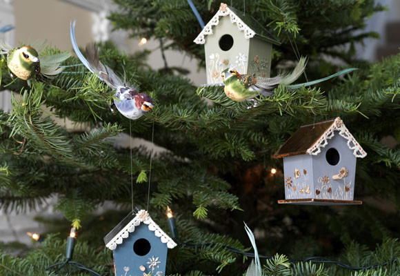 Casitas de madera para colgar en el árbol