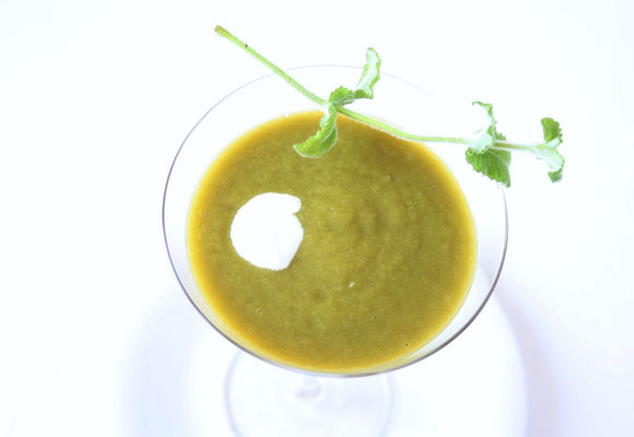 Crema de espárragos verdes 