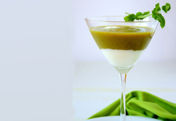 Crema de espárragos verdes 