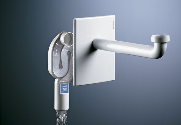 Sifón empotrado, de geberit 