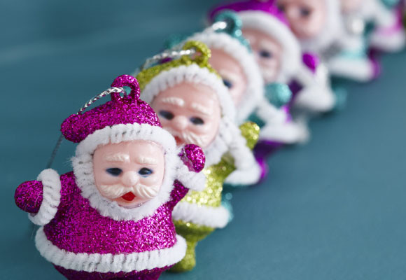 Colores flúor en Navidad