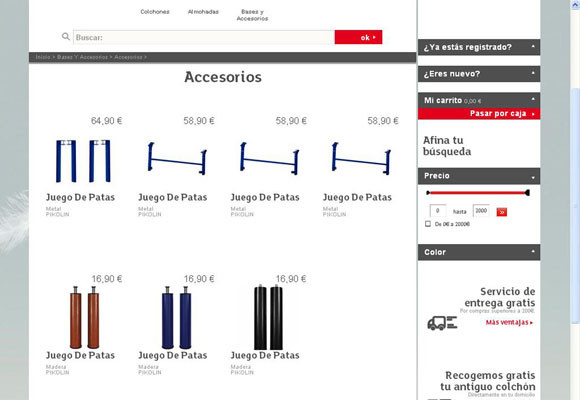 Eroski estrena tienda online de descanso 8 Eroski estrena tienda online de descanso