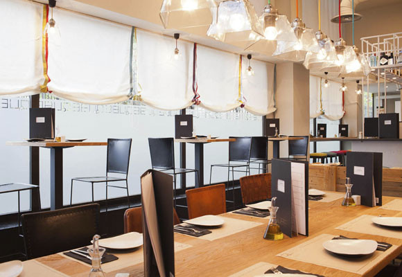 Un decorado con materiales reciclados 