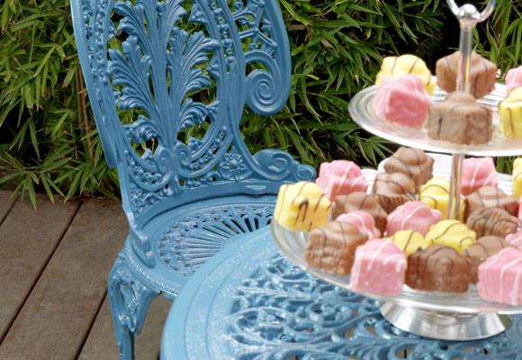 Restaurar una silla para el jardín 