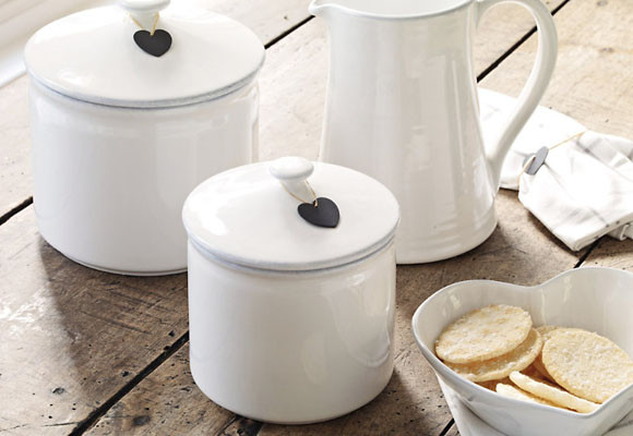 Vajillas con corazón