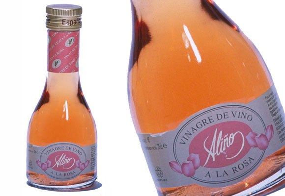 Vinagre de aliño, a la rosa
