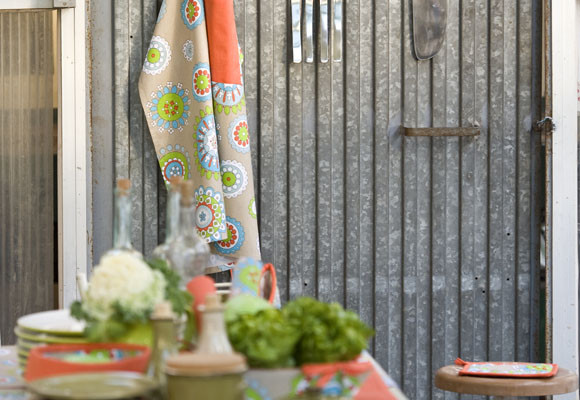 Colores de primavera en la cocina 