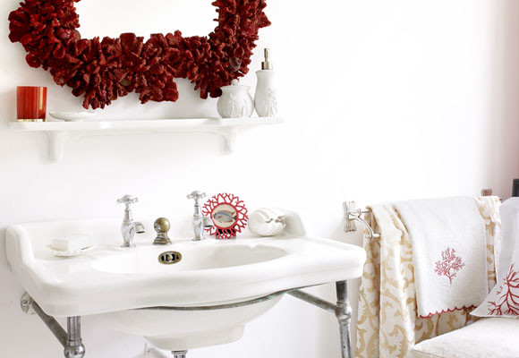 La encimera del lavabo