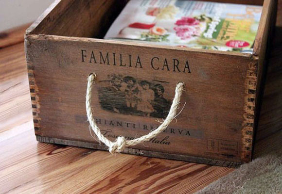 Reutilizar cajas de madera