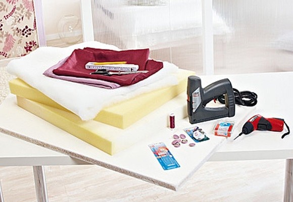 Un cabecero tapizado