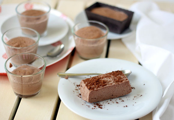 Semifreddo de café y cacao