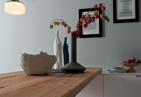 Tonos pastel en la cocina