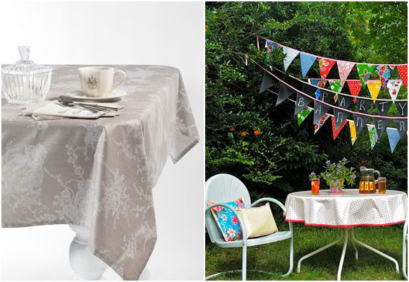 Manteles para vestir la mesa en cada ocasión 