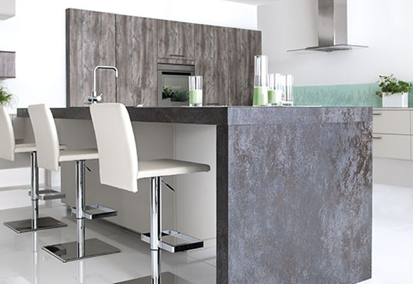 Tres frentes diferentes en la cocina 