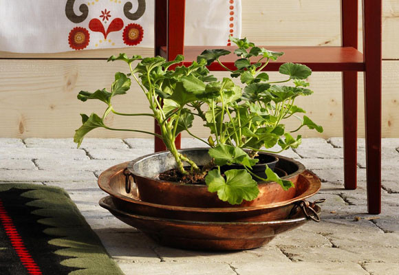 Un salón muy colorido