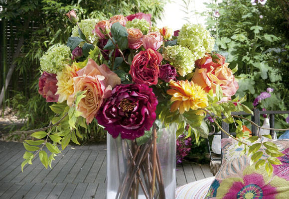 Desayuno en el porche