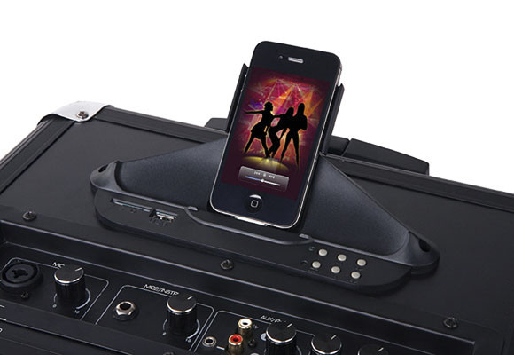 Altavoces sobre ruedas