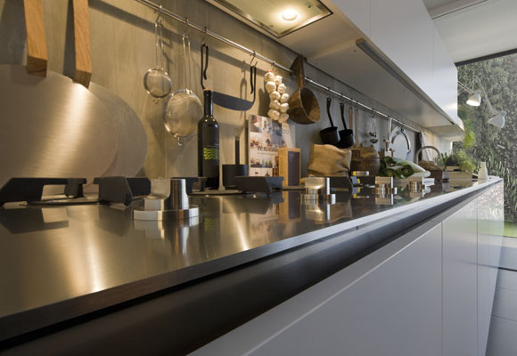 Una cocina doble, con vistas al jardín 7 Una cocina doble, con vistas al jardín