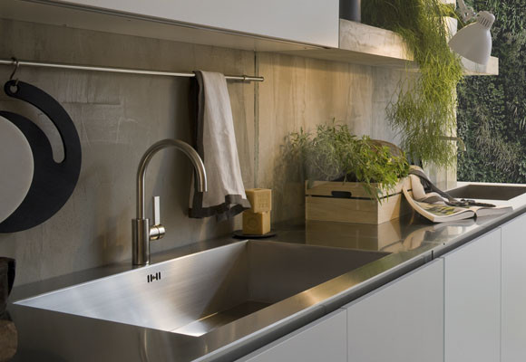 Una cocina doble, con vistas al jardín 9 Una cocina doble, con vistas al jardín