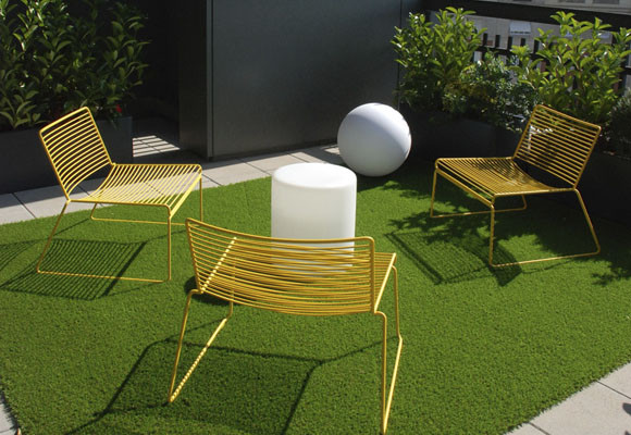 La terraza Loungue de las oficinas King