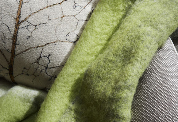 Un salón entre la nieve