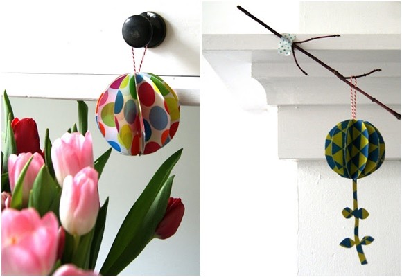 Manualidades fáciles para hacer con niños esta navidad 4 Bolas de Navidad originales