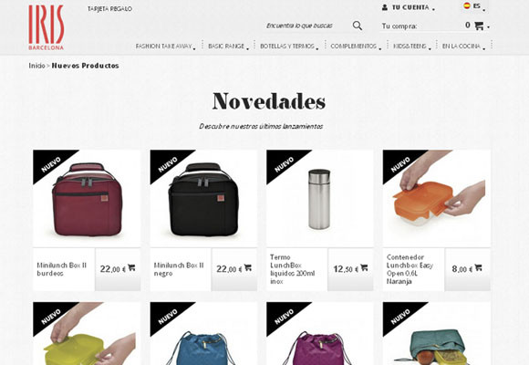 Iris, tienda online