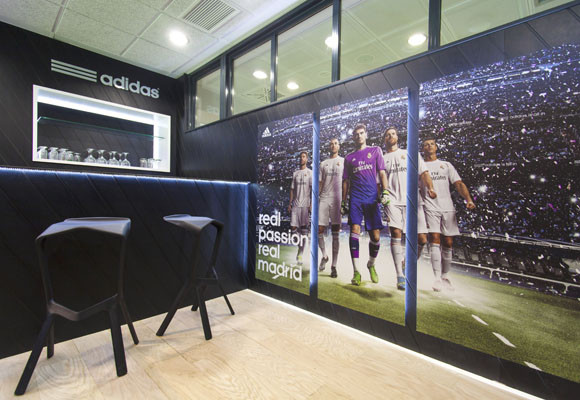 Palco de Adidas en el Santiago Bernabeu 3 Palco Adidas en el Santiago Bernabeu