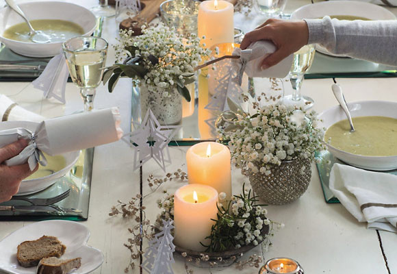 Paniculata en Navidad