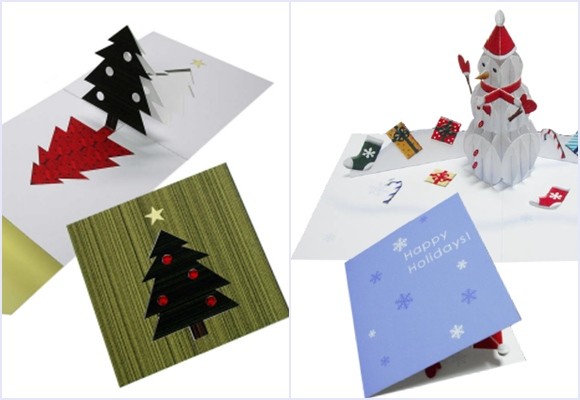 Manualidades fáciles para hacer con niños esta navidad 5 Tarjetas de Navidad