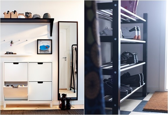 Zapateros: organizar y almacenar calzado en casa