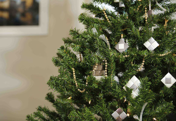 Un look navideño llenos de brillo y luz