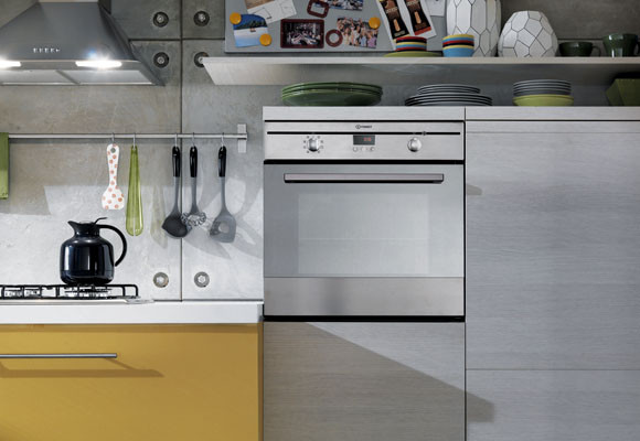 Un toque amarillo en la cocina