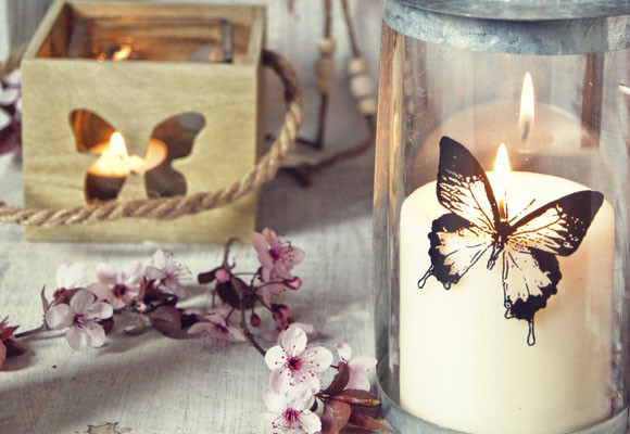 Decora con mariposas