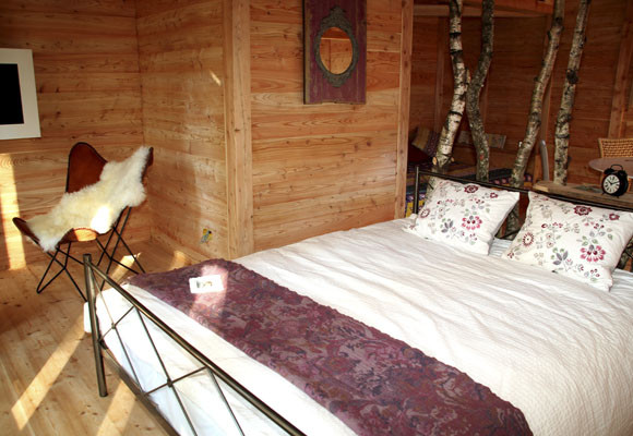 Cabañas en los árboles, en Zeanuri