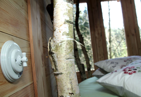 Cabañas en los árboles, en Zeanuri