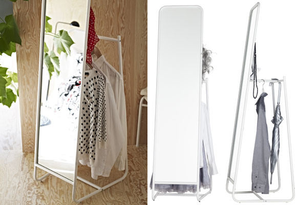 Espejo-perchero, de Ikea