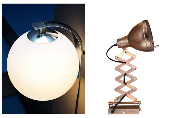 Lámparas de noche para el dormitorio principal