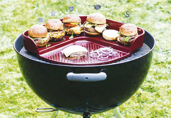 Bandeja Burger party para la barbacoa