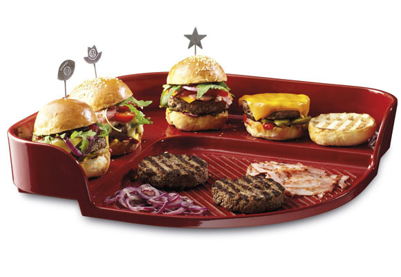 Bandeja Burger party para la barbacoa