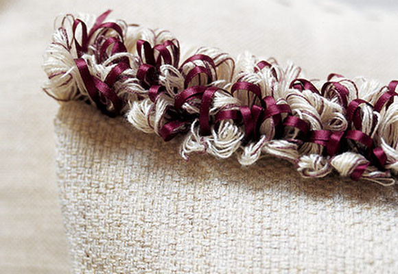 Pasamanería para tus cojines