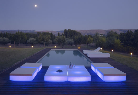 Muebles iluminados de Vondom