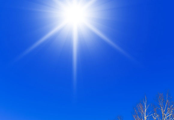 Protégete de los rayos del sol