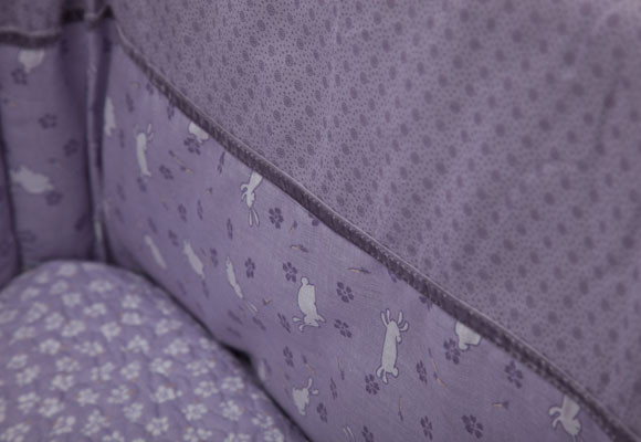 Lila, el color perfecto para la habitación del bebé