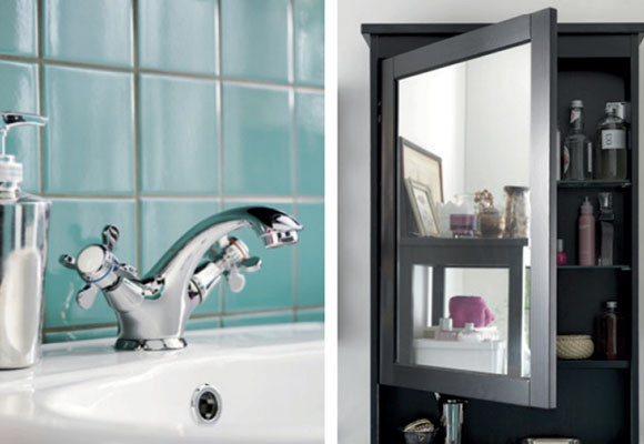 Color, funcionalidad y aprovechamiento en el baño 2 Color, aprovechamiento y funcionalidad en el baño