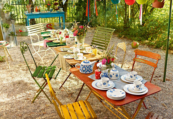 Celebraciones en la terraza